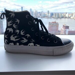 MCQ Alexander McQueen Black Hightop Sneaker EU38